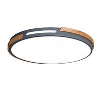 Plafonnier LED réglable tricolore - Luminaire encastré moderne en bois massif et acrylique pour maison, salon, chambre à coucher, cuisine Solutions d'éclairage
