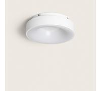 Plafonnier Led Rond 20w Métal Ø300 Mm Cct Sélectionnable Jacob Blanc