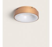 Plafonnier Led Rond 20w Métal Ø300 Mm Cct Sélectionnable Jacob Doré