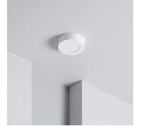LEDKIA LIGHTING Plafonnier LED Rond 6W Ø120 mm pour chambre, salon, cuisine 3000K Blanc chaud
