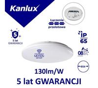 Plafonnier LED rond avec capteur micro-ondes STIVI 35001