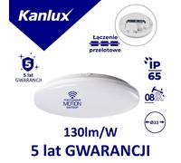 Plafonnier LED rond avec capteur micro-ondes STIVI 35003