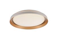 Plafonnier LED Rond D: 43 Cm En Blanc Laiton 3000K 2630Lm Dimmable