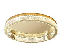 Plafonnier LED Rond en Cristal d'intérieur de Luxe Moderne Proche du plafonnier, luminaire d'intérieur pour Salon, Chambre à Coucher, Salle à Manger, Restaurant (Couleur :