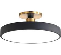 Plafonnier LED Rond Macaron, Plafonniers Modernes en Fer Forgé éclairage De Plafond Semi-encastré pour Chambre D’Enfant, Chambre, Couloir