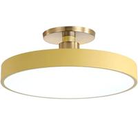 Plafonnier LED Rond Macaron, Plafonniers Modernes en Fer Forgé éclairage De Plafond Semi-encastré pour Chambre D’Enfant, Chambre, Couloir