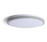 TechBrey Plafonnier LED Rond Métal 24W CCT Sélectionnable Bari Ø500 mm Gris Gris