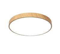 Plafonnier LED Rond Simple de 50 cm (20 po) Couleur Imitation Bois à intensité Variable 36 W encastré en Acrylique Convient pour Chambre Cuisine Couloir ou Balcon