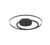 Plafonnier LED RVB Eglo Calagrano-Z 21,5W 3000-6500K noir - 900728