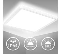 Plafonnier LED Salle de Bain IP44 29cm Ultra-plat 18W Blanc Cuisine Bureau