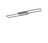 Plafonnier LED Salon Métal Noir 95 CM 3000 K Deckenleuchte Intensité Variable