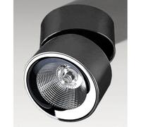 Plafonnier LED SCORPIO NOIR/CHROME NT 10W WW 3000K AZ2952