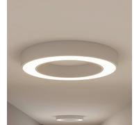 Plafonnier LED Sharelyn Arcchio, dimmable, blanc, Cuisine, Aluminium, Moderne, Plafonnier LED