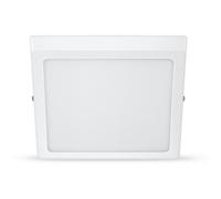 Plafonnier Led Slim Surface, Carré, 12w, Blanc, 3x21x21, 2700k, 1200 Lumen - Philips
