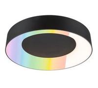 Plafonnier LED Smart Home Zigbee 3.0 Casca IP44 RGBW+ 1750lm 230V 20W gradable Noir mat Noir mat G