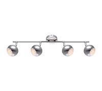 Plafonnier LED spot salon salle à manger faisceau lumineux chromé spot orientable