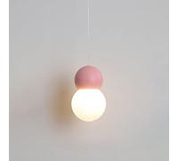Plafonnier LED Suspendu en Forme de Globe, Abat-Jour en Verre, Mini Lustre pour Enfant, luminaire Suspendu Minimaliste, luminaire géométrique de 5 W pour îlot de Cuisine, Salle à Manger, Chambre