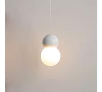 Plafonnier LED Suspendu en Forme de Globe, Abat-Jour en Verre, Mini Lustre pour Enfant, luminaire Suspendu Minimaliste, luminaire géométrique de 5 W pour îlot de Cuisine, Salle à Manger, Chambre