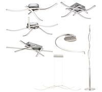Plafonnier LED suspendu lampe sur pied pendule projecteur cristal optique éclairage de salon Deckenlampe L 47.5 cm