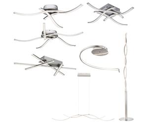 Plafonnier LED suspendu lampe sur pied pendule projecteur cristal optique éclairage de salon Deckenlampe B 30 cm