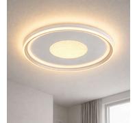 Plafonnier lampe salon lumière LED effet 3D télécommande CCT dimmable