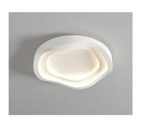 Plafonnier LED Tendance Compatible with à ., Salon, Moderne, Blanc, Intelligent, Pendentif, Anneau carré, luminaires d'intérieur Compatible with la .,Style Minimaliste