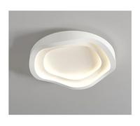 Plafonnier LED Tendance Compatible with à ., Salon, Moderne, Blanc, Intelligent, Pendentif, Anneau carré, luminaires d'intérieur Compatible with la .,Style Minimaliste