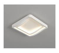 Plafonnier LED Tendance Compatible with à ., Salon, Moderne, Blanc, Intelligent, Pendentif, Anneau carré, luminaires d'intérieur Compatible with la .,Style Minimaliste