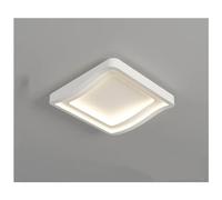 Plafonnier LED Tendance Compatible with à ., Salon, Moderne, Blanc, Intelligent, Pendentif, Anneau carré, luminaires d'intérieur Compatible with la .,Style Minimaliste