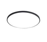 Plafonnier Led Ultra-Mince Encastré, Blanc 40W/48W, Éclairage Moderne Et Plat, Lampe de Plafond Pour Salle Den, Véranda, Cuisine, Chambre, Salon, Couloir, Lustre/Noir/48 Cm