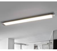 Plafonnier LED Vinca Arcchio, gris, Bureau, Matière Plastique, Moderne, Plafonnier LED