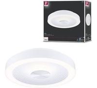 Plafonnier LED Volea IP44 3000K 470lm / 1650lm 230V 3,5W / 13W gradable Blanc#Argent Blanc#Argent G