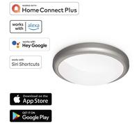 Hama Plafonnier WiFi, rond, Ø 33 cm, cadre métallique Blanc G