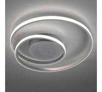 Plafonnier Led Zibal, Dimmable, Couleur Titane couleur titane