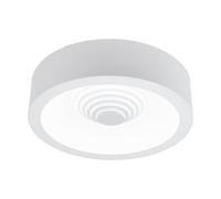 Plafonnier LEGANES LED 25,5W en acier blanc D455mm