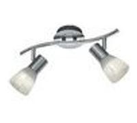 Plafonnier levisto nickel mat 2x40w e14