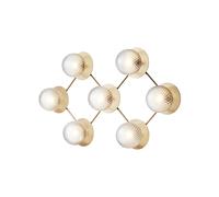Plafonnier Liila 7, Optique Transparent