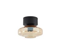 Plafonnier - Lindby - lampe de plafond - Verre - ambre noir