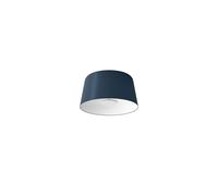Plafonnier Linea Light Delfi_S Ø45 Bleu Acier