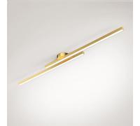 Plafonnier linéaire LED Moderne, Long et Semi-encastré, idéal pour Un Couloir, Une Cuisine, Une Salle à Manger ou Un Bureau. Éclairage d'intérieur élégant.