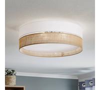 Plafonnier Linobianco TK Lighting, dimmable, Salon / Salle à manger, Textile / Tissu / Soie, Moderne, Plafonnier Tissu