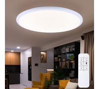Plafonnier Lumière Du Jour Dimmable LED Télécommande Couloir