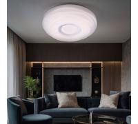 Plafonnier Lumière pour Salle à Manger Blanc Acrylique LED Couloir D 34 CM