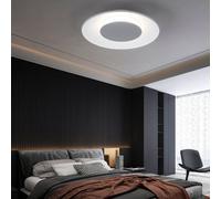 Plafonnier Lumière pour Salle à Manger Plafonnier Blanc LED Couloir Verre Verni