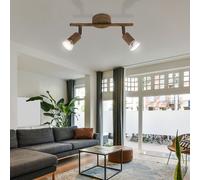 Plafonnier Lumière pour Salle à Manger Spot Tache Rouille 2 à Flammes LED