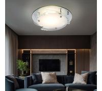 Plafonnier Lumière pour Salle à Manger Verre Cristal Luminaire de Cuisine LED D