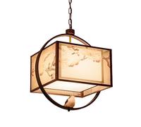 Plafonnier, luminaire à vis E27 à tête unique, abat-jour suspendu en métal à personnalité créative, couloir de cuisine et de chambre décoré avec une source lumineuse