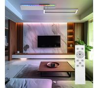 Plafonnier Luminaire Arc en Ciel Effet Variateur Télécommande Mobile RGB LED