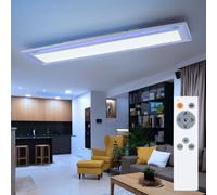 Plafonnier Luminaire de Salon Aufbaupanel RGB Dimmable LED Télécommande Tdc