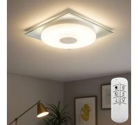 Plafonnier Luminaire de Salon LED Télécommande Intensité Variable Tdc L 45cm